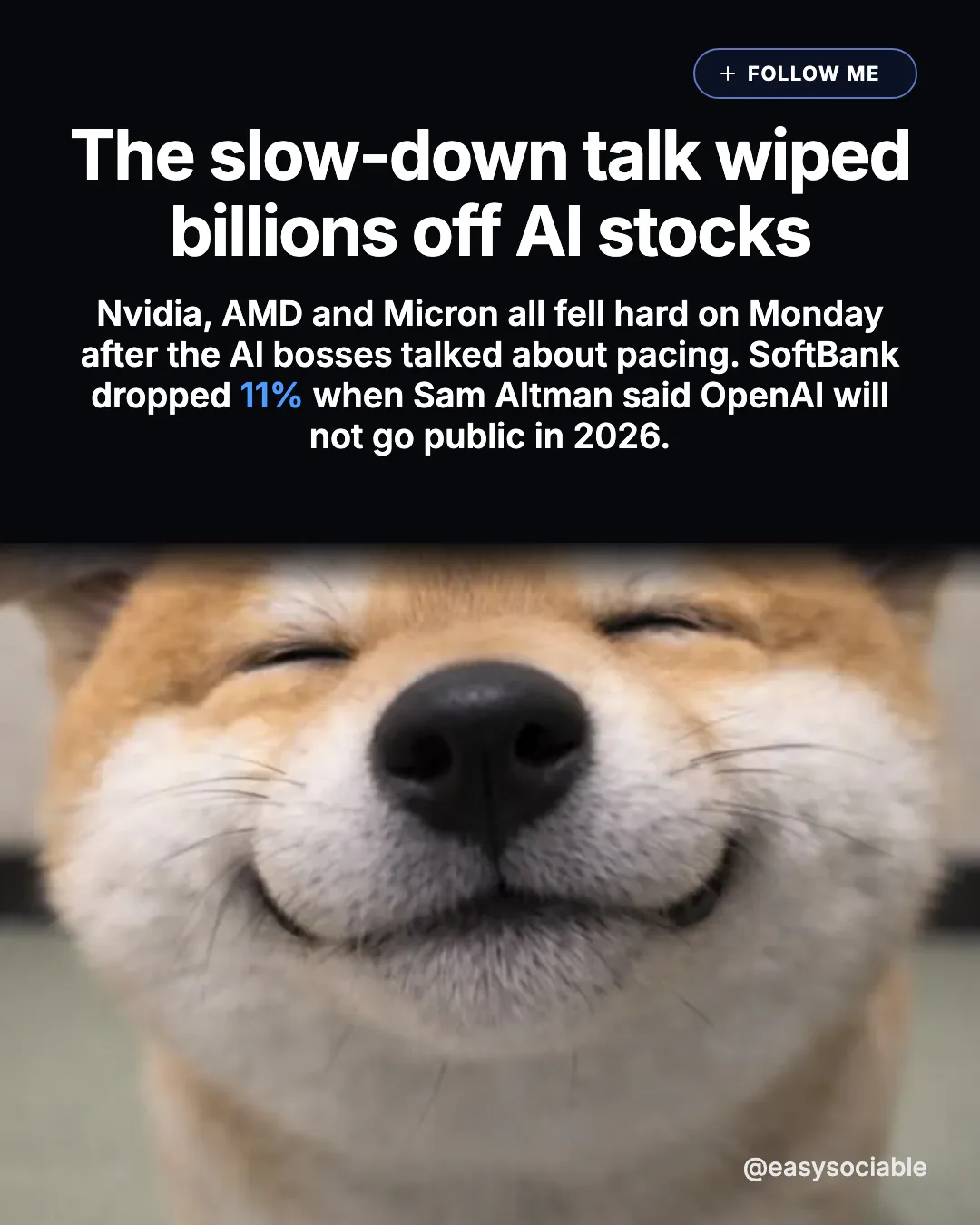 Dark News Story Stack carousel template preview